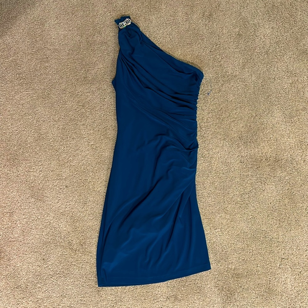 One shoulder homecoming dress